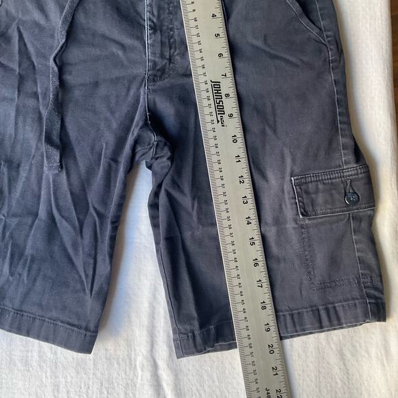 Riders Men’s Cargo Khaki Shorts size 12M, Blue, Multi Pockets - Picture 3 of 11